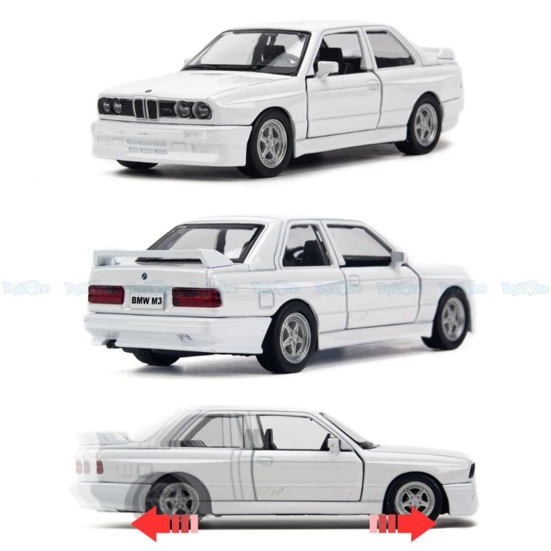 Mô hình xe BMW M3 1987 1:36 HUADAWEI