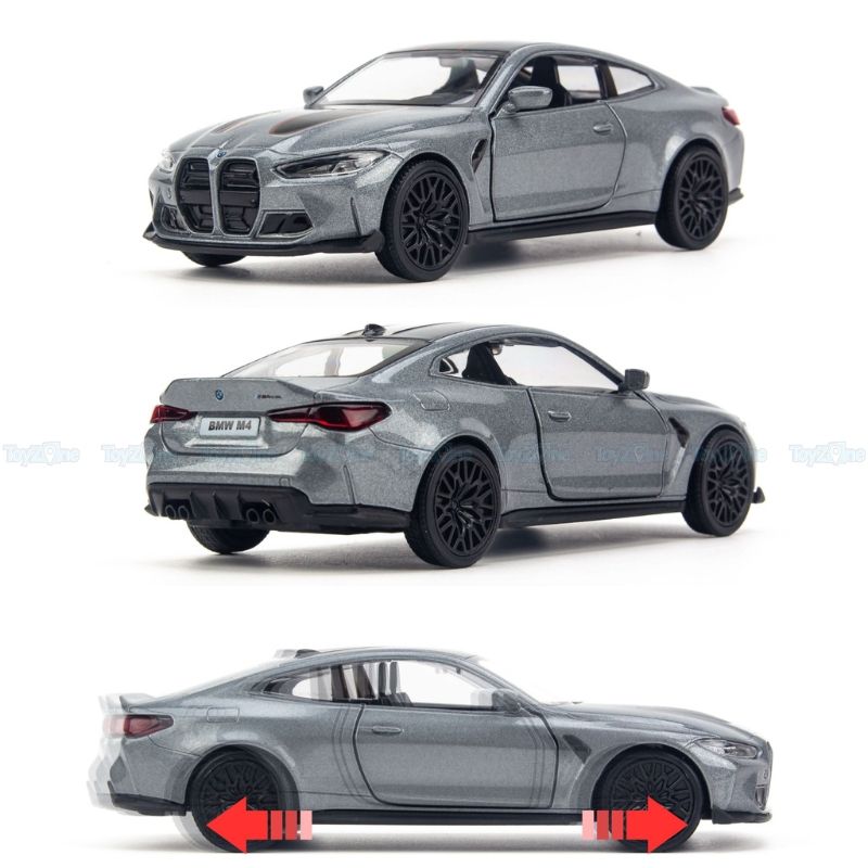 Mô hình xe BMW M4 CSL 1:36 HUADAWEI