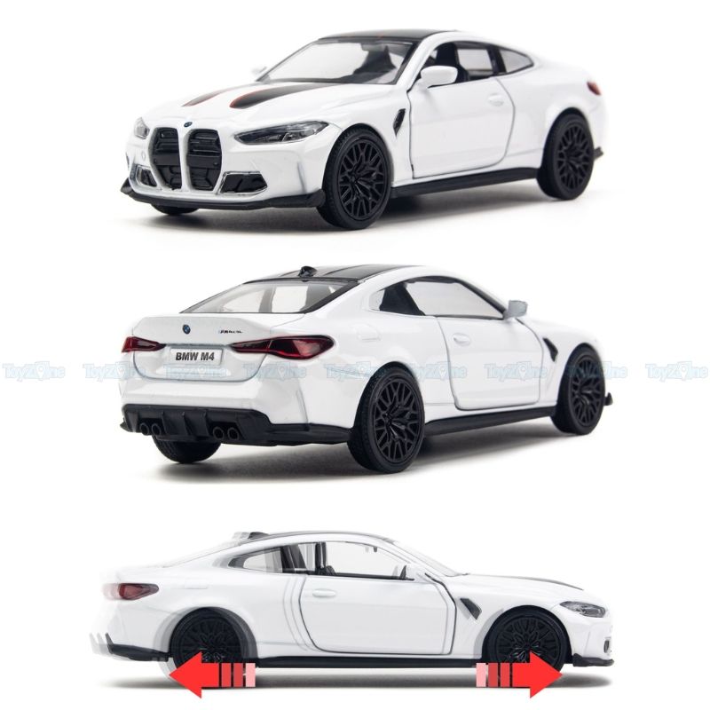 Mô hình xe BMW M4 CSL 1:36 HUADAWEI
