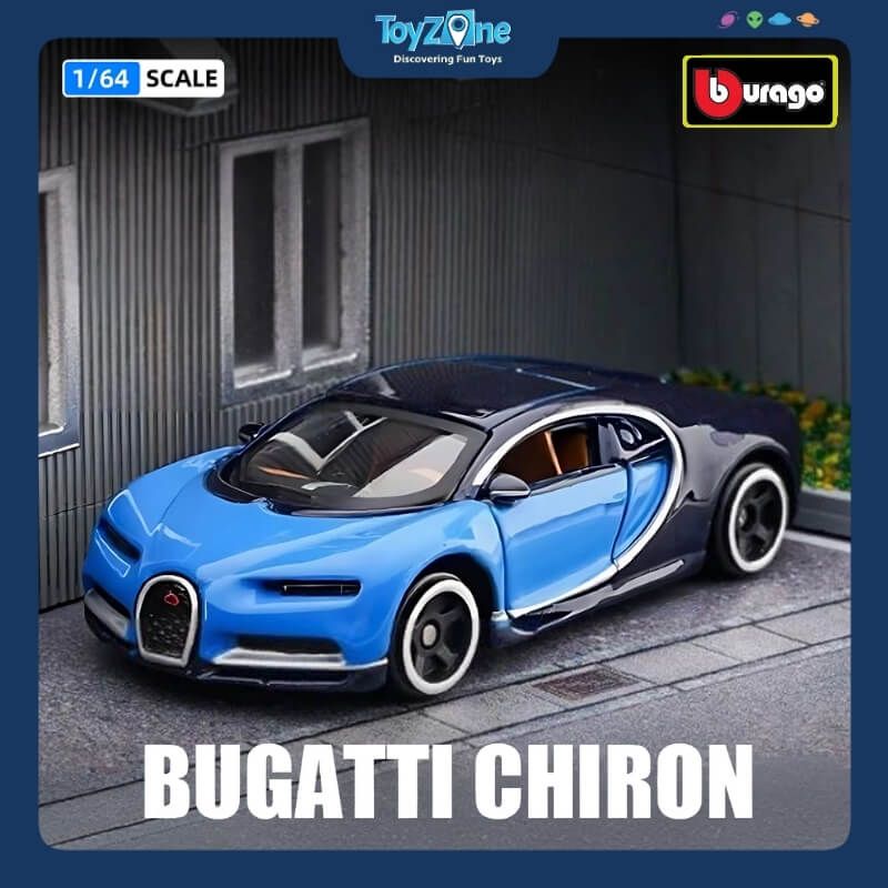 Mô hình xe Bugatti Chiron 1:64 Bburago