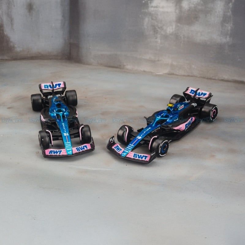Mô hình xe F1 BWT Alpine Team A523 2023 1:43 BBURAGO