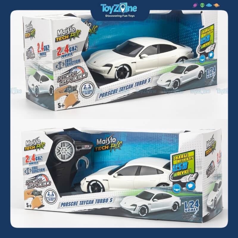 Mô hình xe điều khiển Porsche Taycan Turbo S 1:24 Maisto