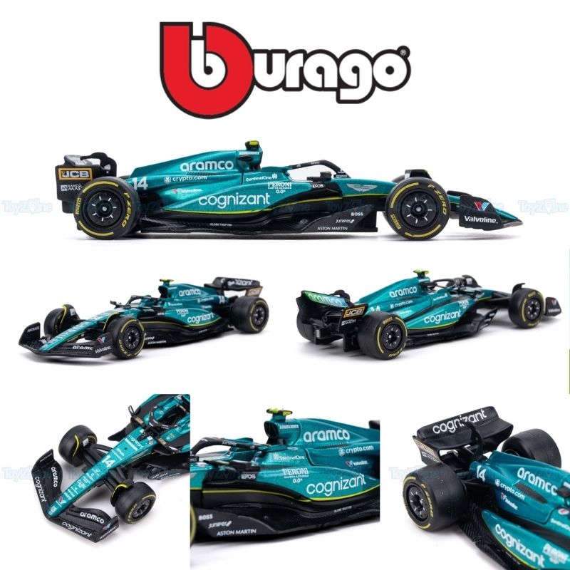 Mô hình xe F1 Aston Martin AMR23 2023 1:43 BBURAGO
