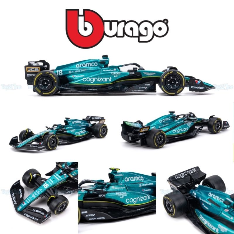 Mô hình xe F1 Aston Martin AMR23 2023 1:43 BBURAGO