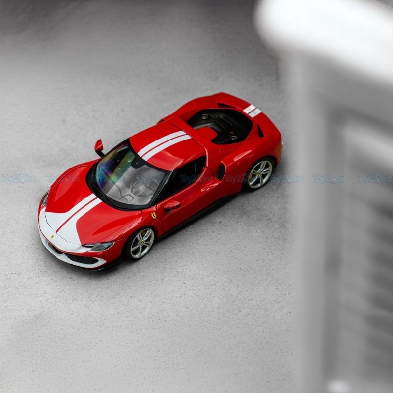 Mô hình xe Ferrari 296 GTB Assetto Fiorano 1:18 BBURAGO