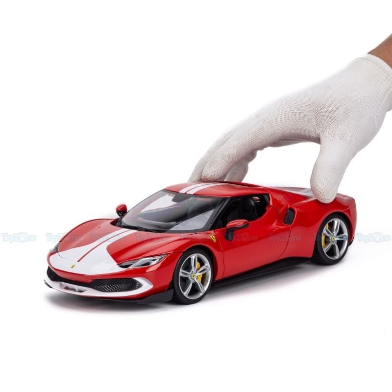 Mô hình xe Ferrari 296 GTB Assetto Fiorano 1:18 BBURAGO
