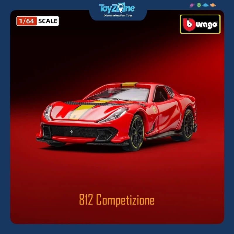 Mô hình xe Ferrari 812 Competizione Hardcover 1:64 Bburago
