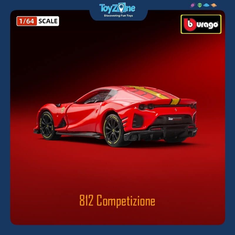 Mô hình xe Ferrari 812 Competizione Hardcover 1:64 Bburago