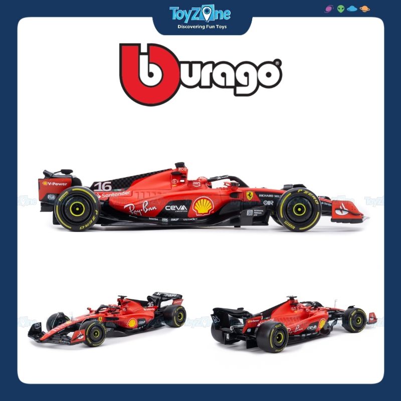 Mô hình xe Ferrari F1 SF-23 2023 1:18 Bburago