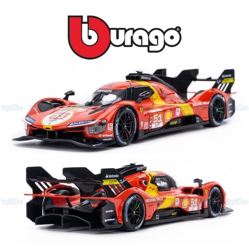 Mô hình xe Ferrari 499P LMH 1:24 BBURAGO