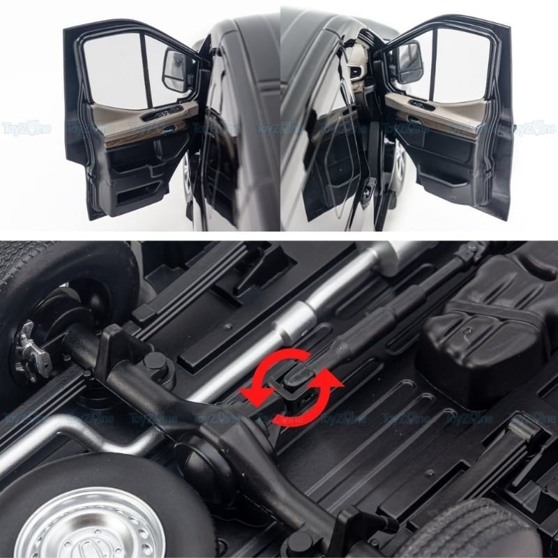 Mô hình xe Ford Transit 2024 1:18 Paudi