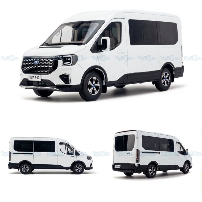 Mô hình xe Ford Transit 2024 1:18 Paudi