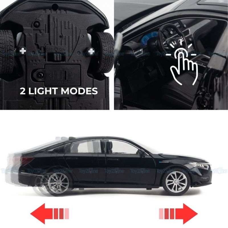 Mô hình xe Honda Accord 2018 1:24 CHEZHI