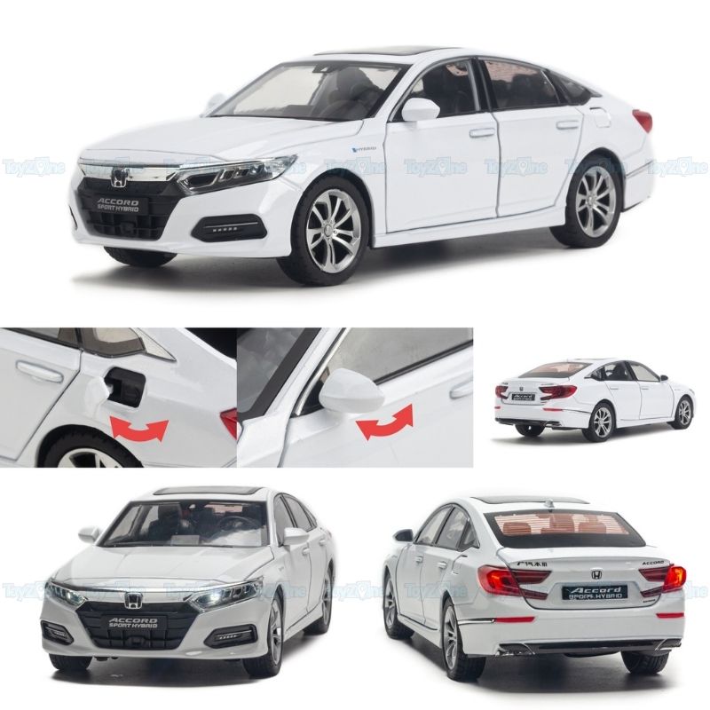 Mô hình xe Honda Accord 2018 1:24 CHEZHI