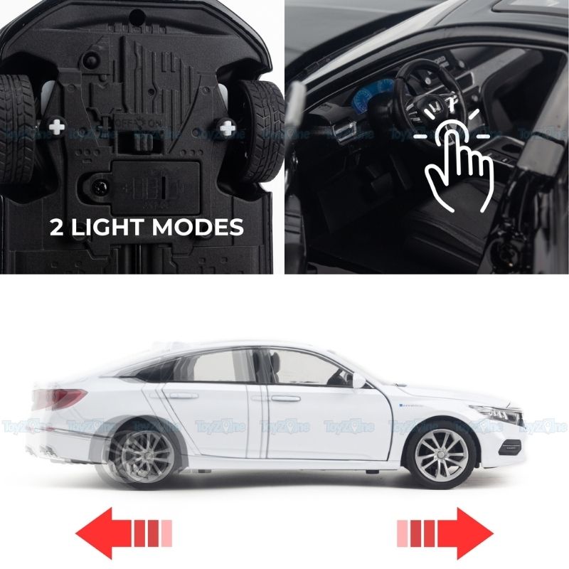 Mô hình xe Honda Accord 2018 1:24 CHEZHI