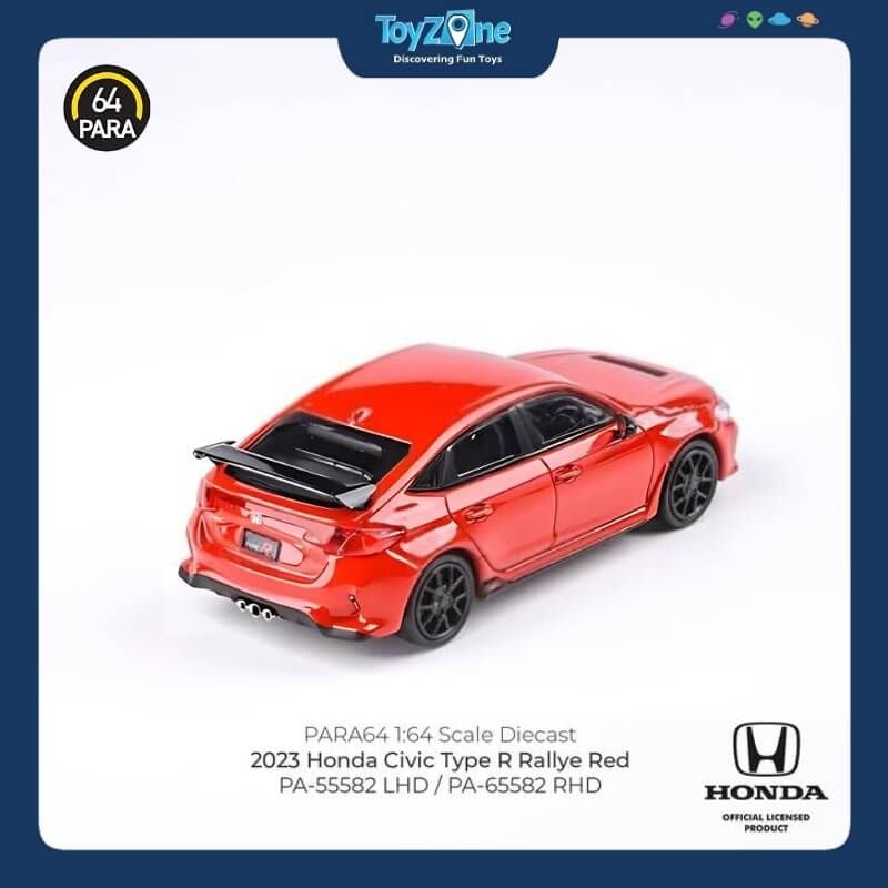 Mô hình xe Honda Civic Type R FL5 2023 1:64 PARA64