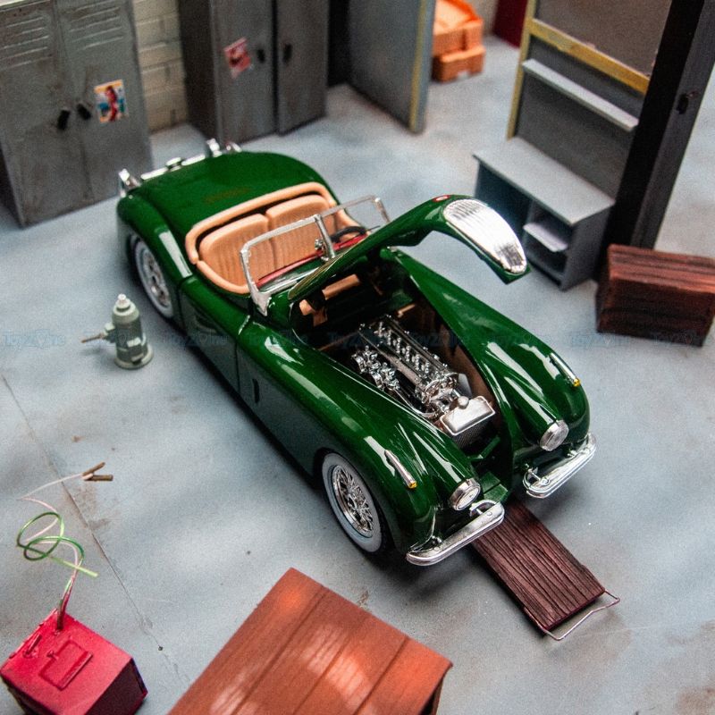 Mô hình xe Jaguar XK120 Roadster 1951 1:24 BBURAGO