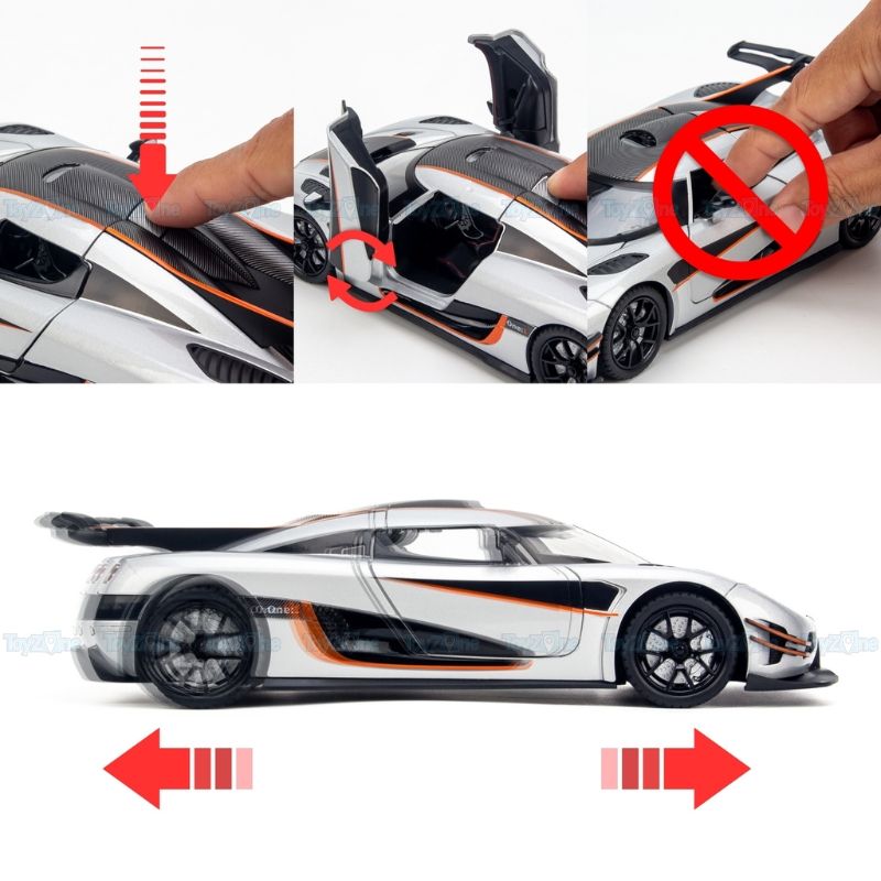 Mô hình xe Koenigsegg One:1 1:24 Newao