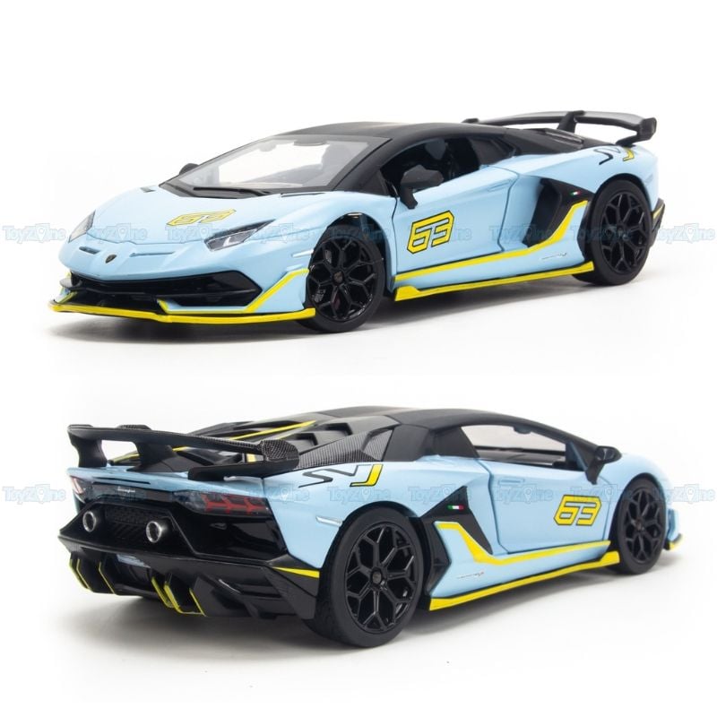 Mô hình xe Lamborghini Aventador SVJ 63 1:24 CCA