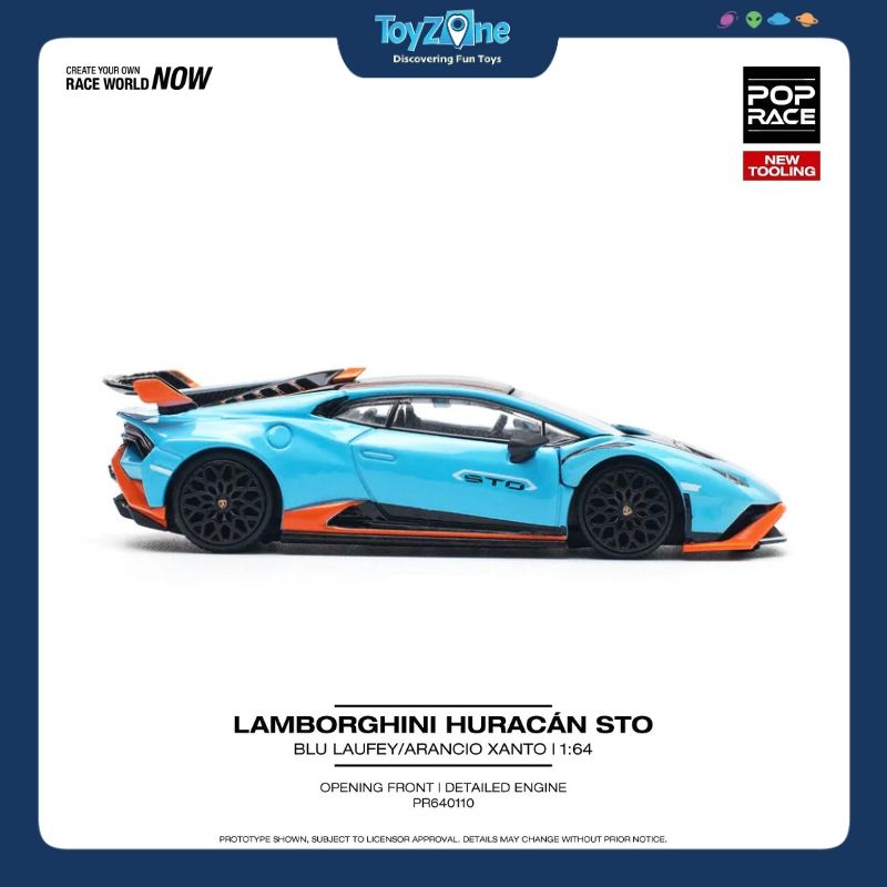 Mô hình xe Lamborghini Huracán STO 1:64 POP RACE