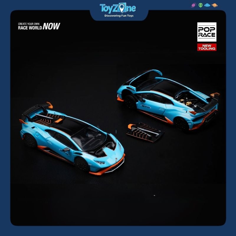 Mô hình xe Lamborghini Huracán STO 1:64 POP RACE