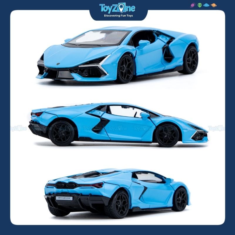 Mô hình xe Lamborghini Revuelto 1:36 HUADAWEI