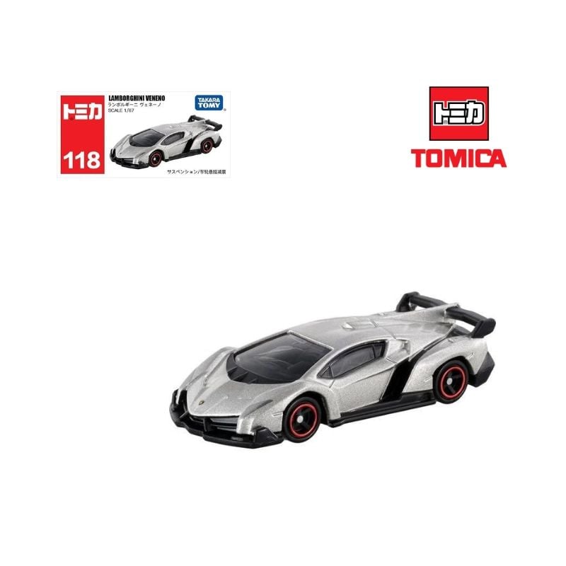 Mô hình xe Lamborghini Veneno No.118 1:67 Tomica