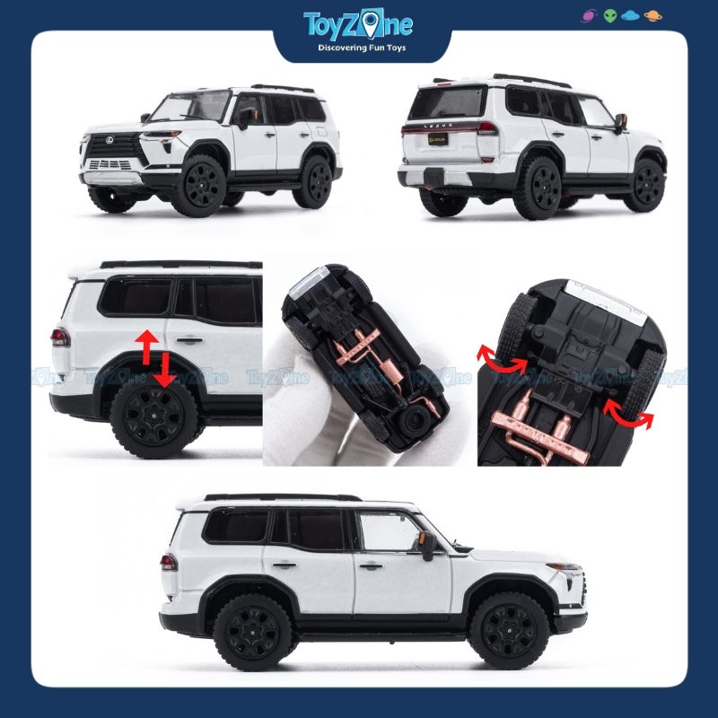 Mô hình xe Lexus GX550 Off-Road 1:64 GCD