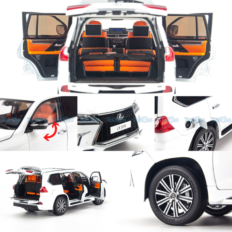 Mô hình xe Lexus LX570 Supersport 2021 1:18 LCD