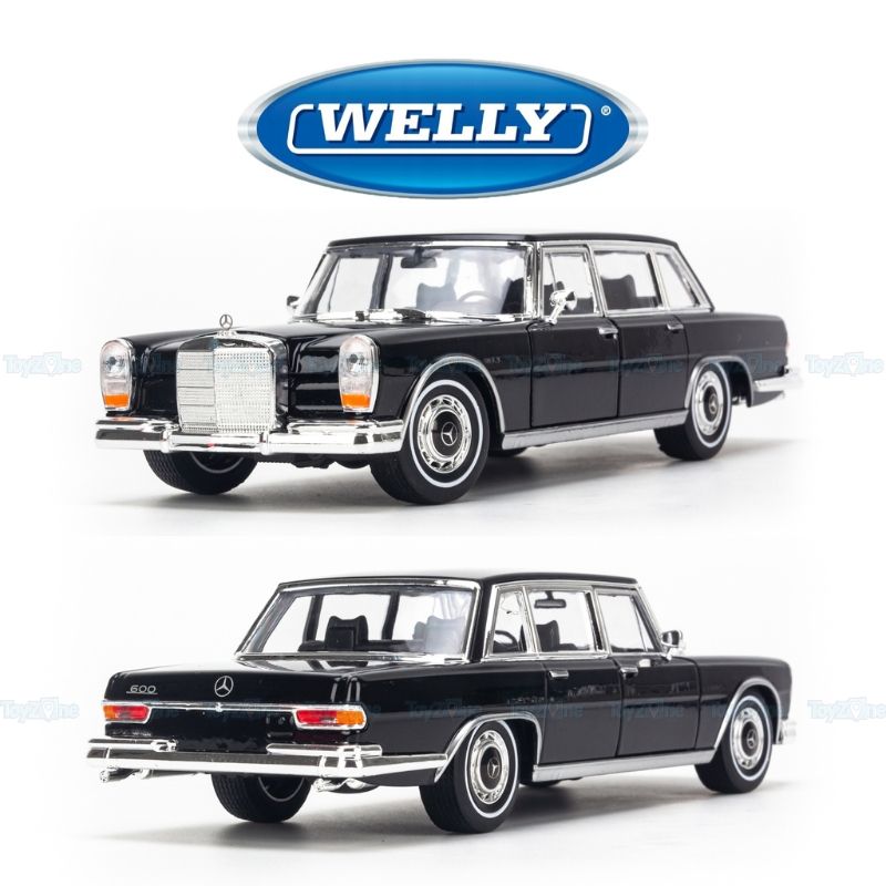 Mô hình xe Mercedes Benz 600 1963 1:24 Welly