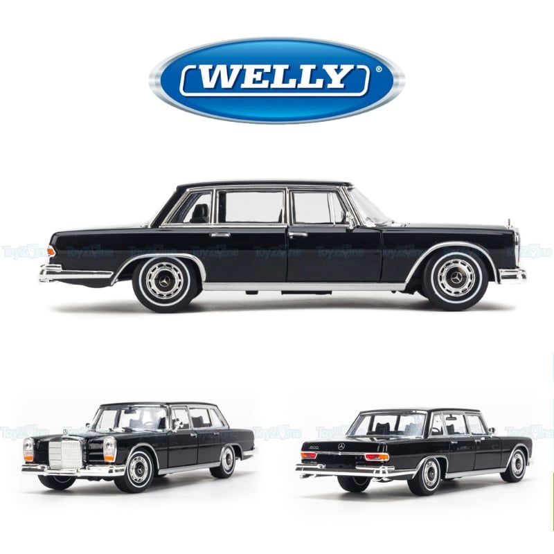 Mô hình xe Mercedes Benz 600 1963 1:24 Welly
