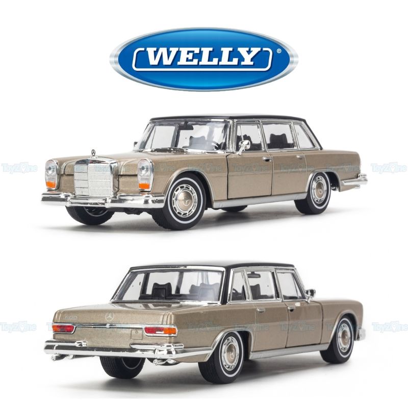 Mô hình xe Mercedes Benz 600 1963 1:24 Welly