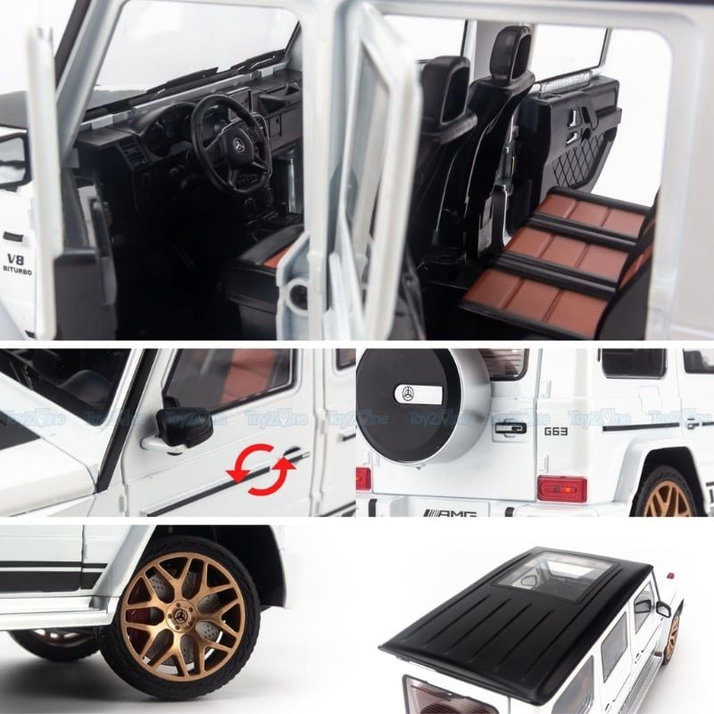 Mô hình xe Mercedes Benz G65 1:18 Miniauto
