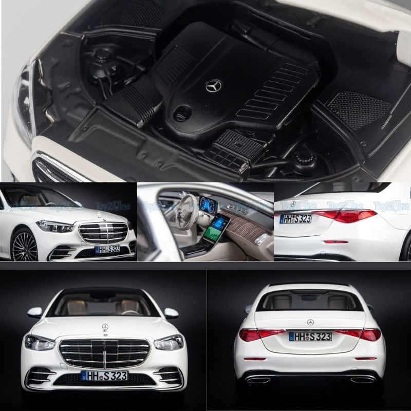 Mô hình xe Mercedes-Benz S-Class W223 2021 1:18 Norev