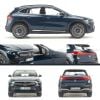 Mô hình xe Mercedes EQA 1:18 NZG