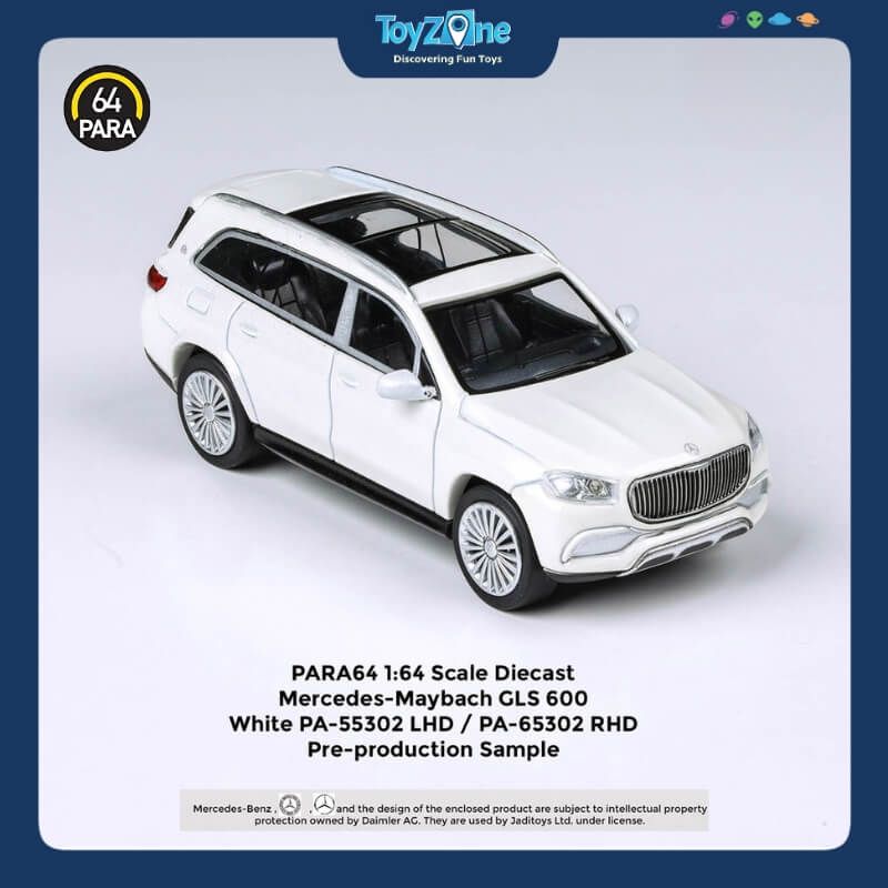 Mô hình xe Mercedes Maybach GLS 600 1:64 PARA64