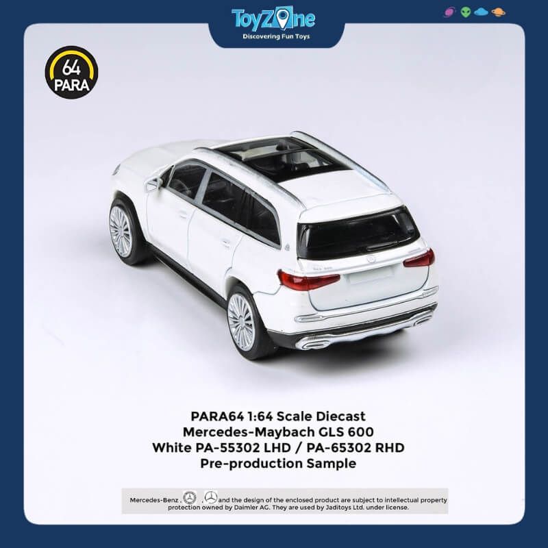 Mô hình xe Mercedes Maybach GLS 600 1:64 PARA64