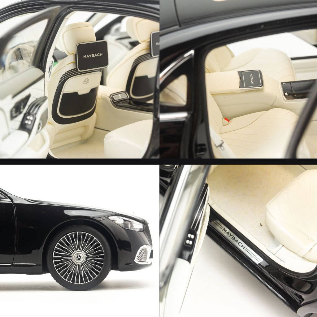 Mô hình xe Mercedes Maybach S680 W223 2021 1:18 Norev