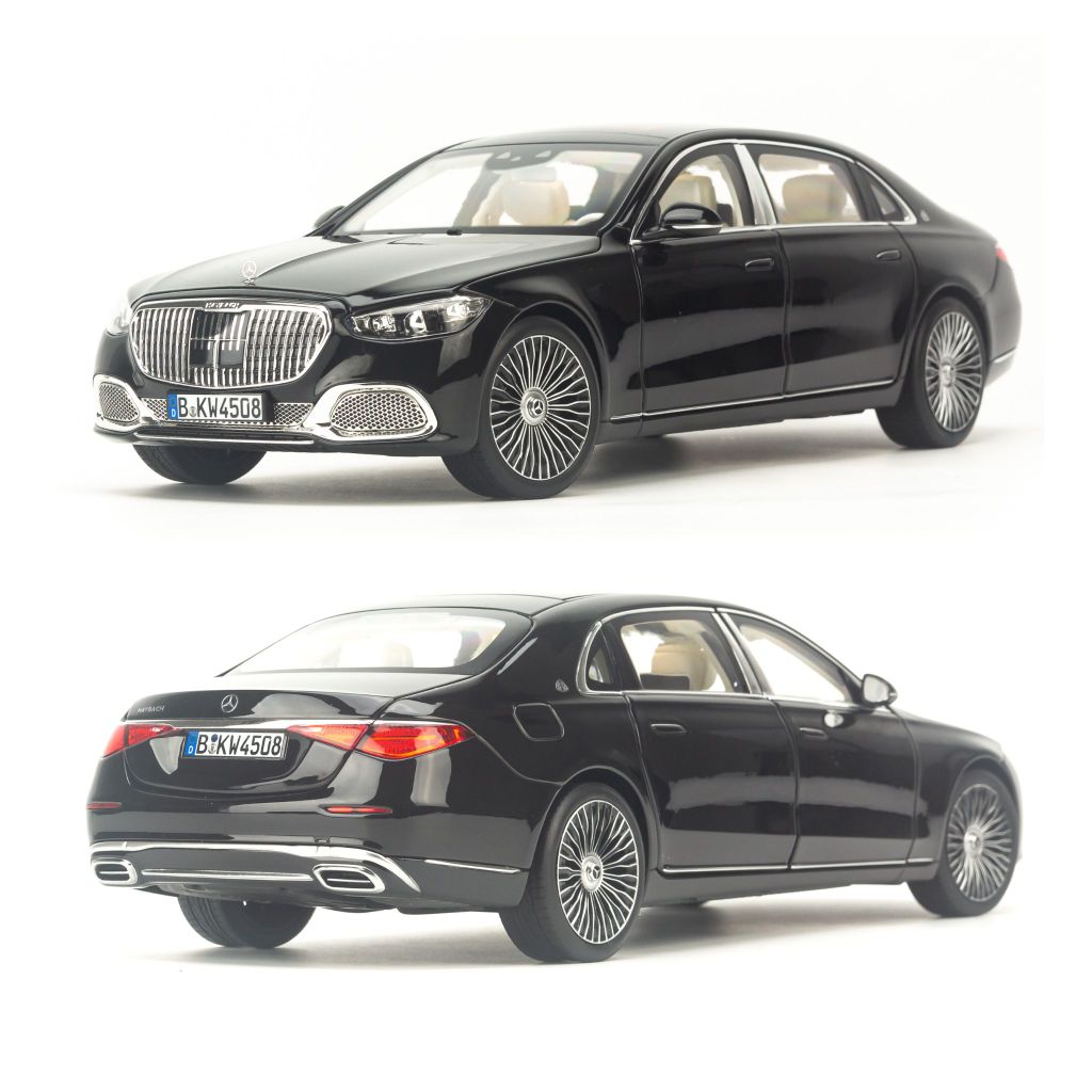 Mô hình xe Mercedes Maybach S680 W223 2021 1:18 Norev