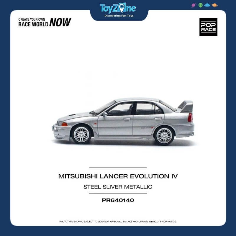 Mô hình xe Mitsubishi Lancer Evolution IV 1:64 Pop Race