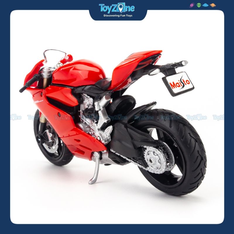 Mô hình xe mô tô Ducati 1199 Panigale 1:18 Maisto Red