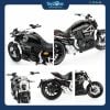 Mô hình xe mô tô Ducati X Diavel S Black 1:18 Bburago