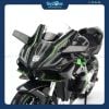 Mô hình xe mô tô Kawasaki Ninja H2R Black 1:12 Maisto