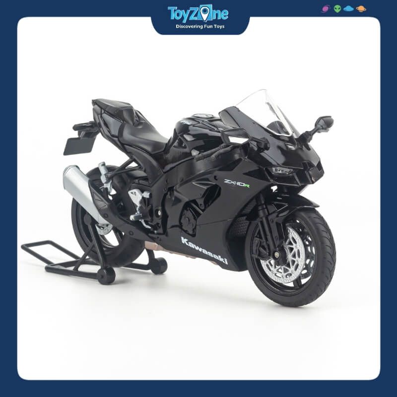 Mô hình xe mô tô Kawasaki Ninja ZX-10R 2021 1:12 Welly