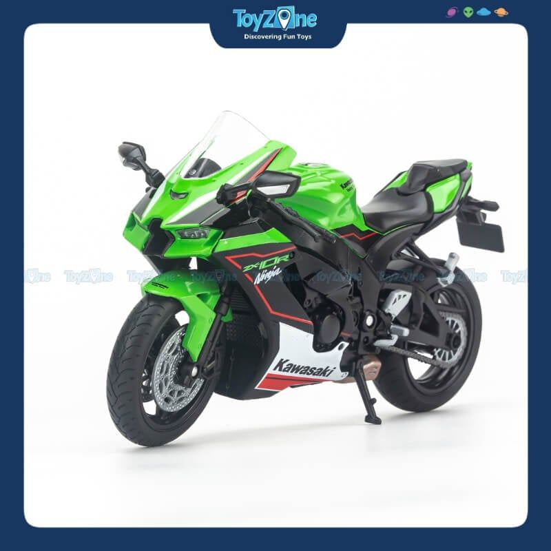 Mô hình xe mô tô Kawasaki Ninja ZX-10R 2021 1:12 Welly