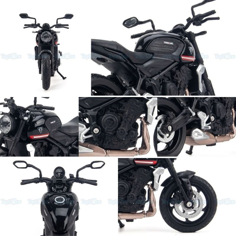 Mô hình xe mô tô Triumph Trident 660 1:18 WELLY