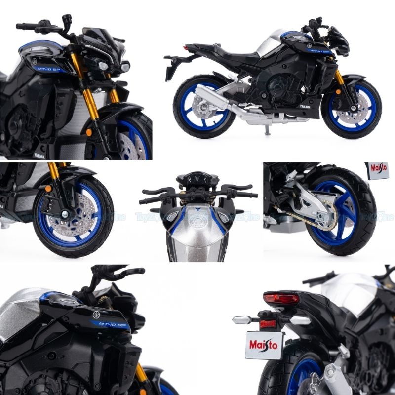 Mô hình xe mô tô Yamaha MT-10 SP 1:18 MAISTO