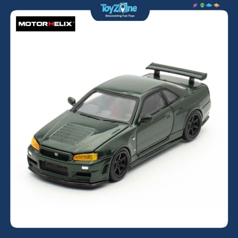 Mô hình xe Nissan GT-R ( NISMO ) R34 CRS 1:64 MOTORHELIX