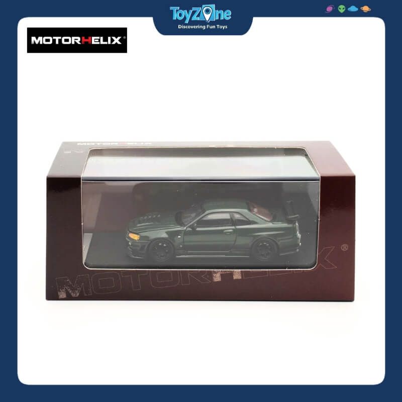 Mô hình xe Nissan GT-R ( NISMO ) R34 CRS 1:64 MOTORHELIX