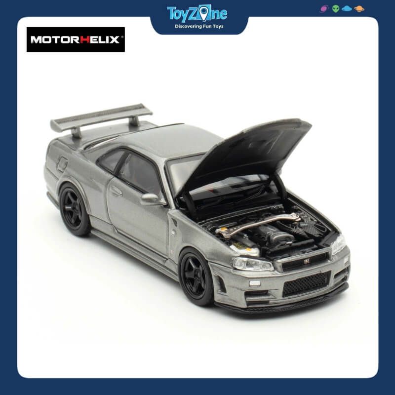 Mô hình xe Nissan GT-R ( NISMO ) R34 CRS 1:64 MOTORHELIX